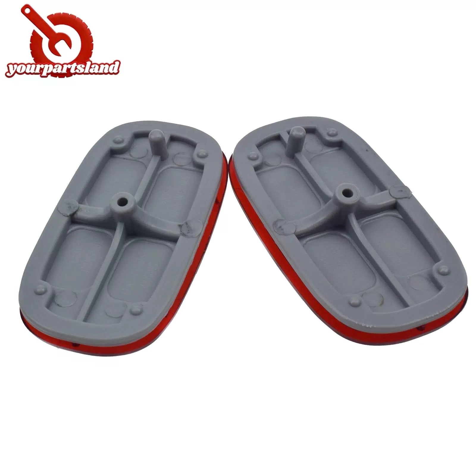 2pc Rear Pair Bumper Side Marker Reflector for Toyota RAV4 1996-2005 81910-42010 6B93BC-57 [2]