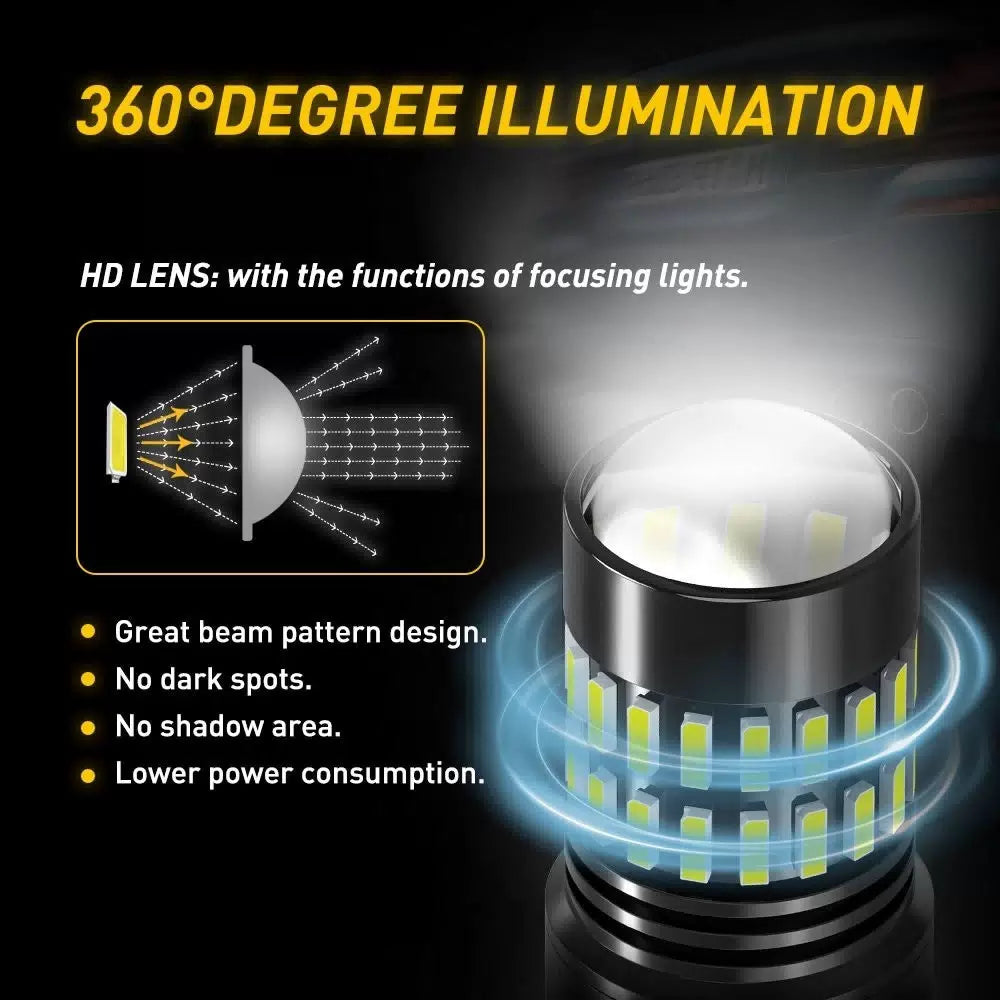 2pcs-10pcs LED Backup Reverse Light Bulbs Super Bright White 3157 3156 3457 3057 6B93BC-57 [5]