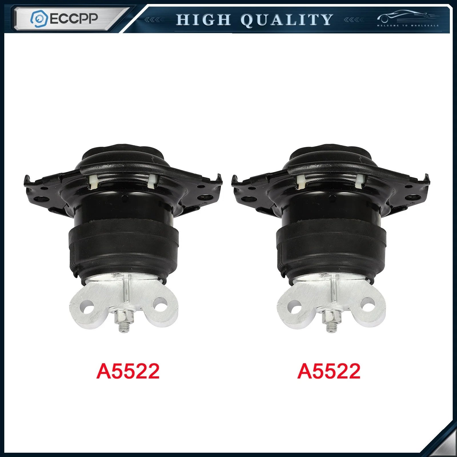2pcs Engine Motor Mount Fits 2011-2022 300 V8 5.7L For Chrysler A5522 A5522 KOEEP [1]