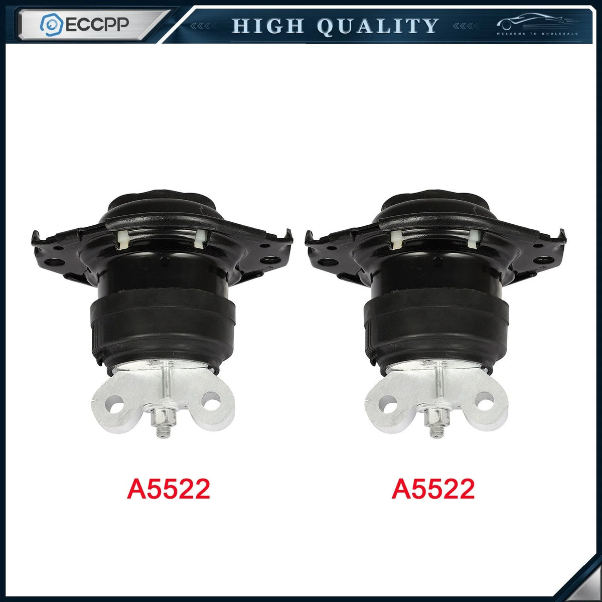 2pcs Engine Motor Mount Fits 2011-2022 300 V8 5.7L For Chrysler A5522 A5522 KOEEP [1]