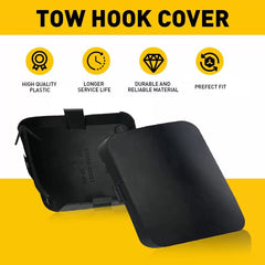 2pcs For Toyota RAV4 2006-2008 Front Bumper Tow Hook Eye Cover Cap Left Right EA 6B93BC-57 [3]