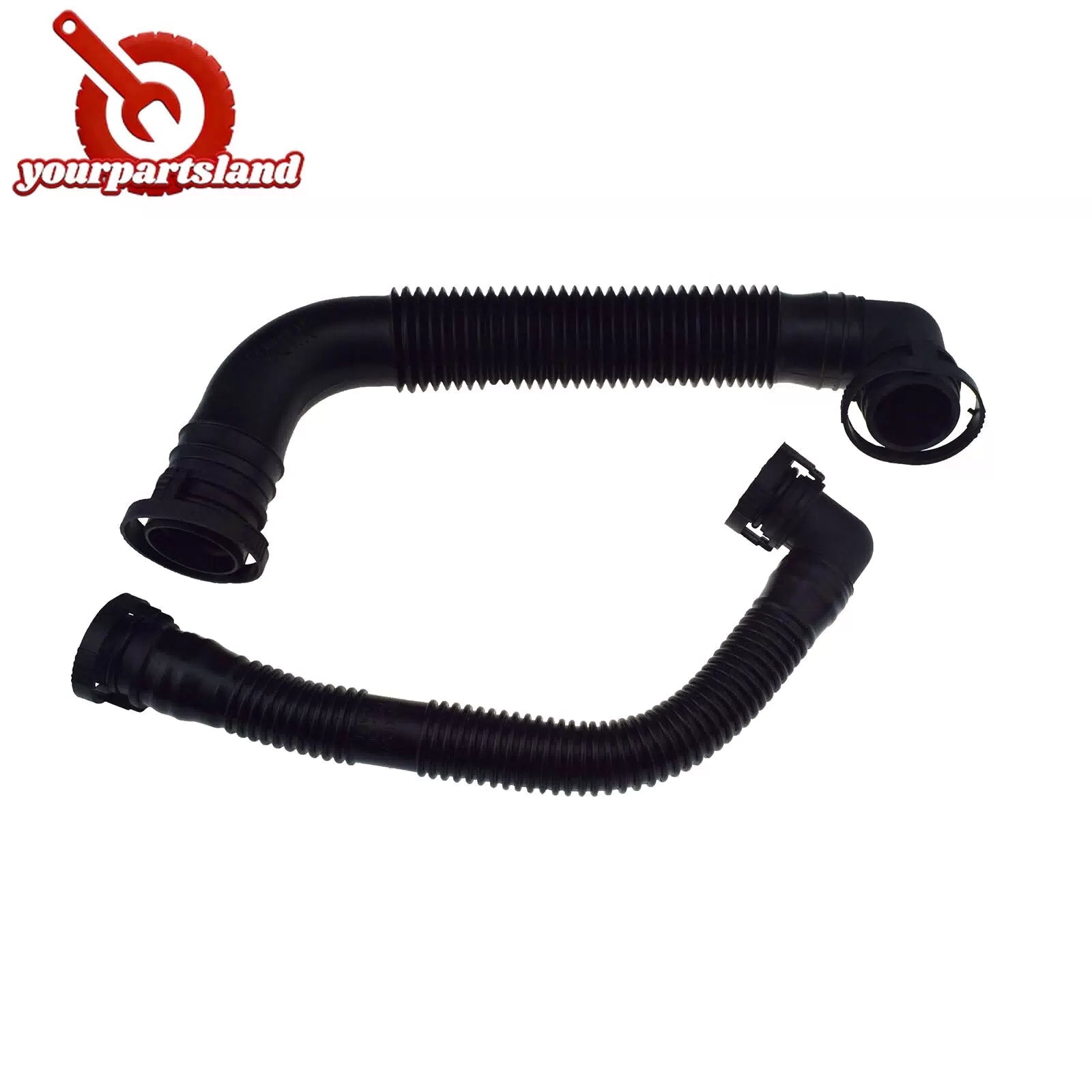 2pcs For VW Beetle Jetta Golf Passat Caddy Secondary Air Pump Breathe Vent Hose 6B93BC-57 [2]