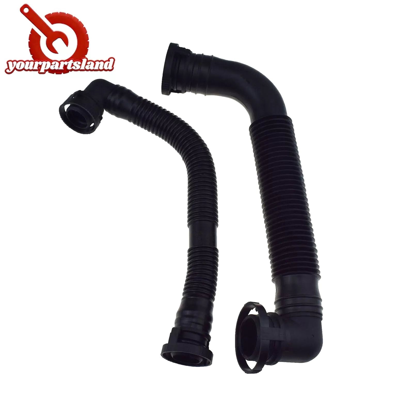 2pcs For VW Beetle Jetta Golf Passat Caddy Secondary Air Pump Breathe Vent Hose 6B93BC-57 [5]