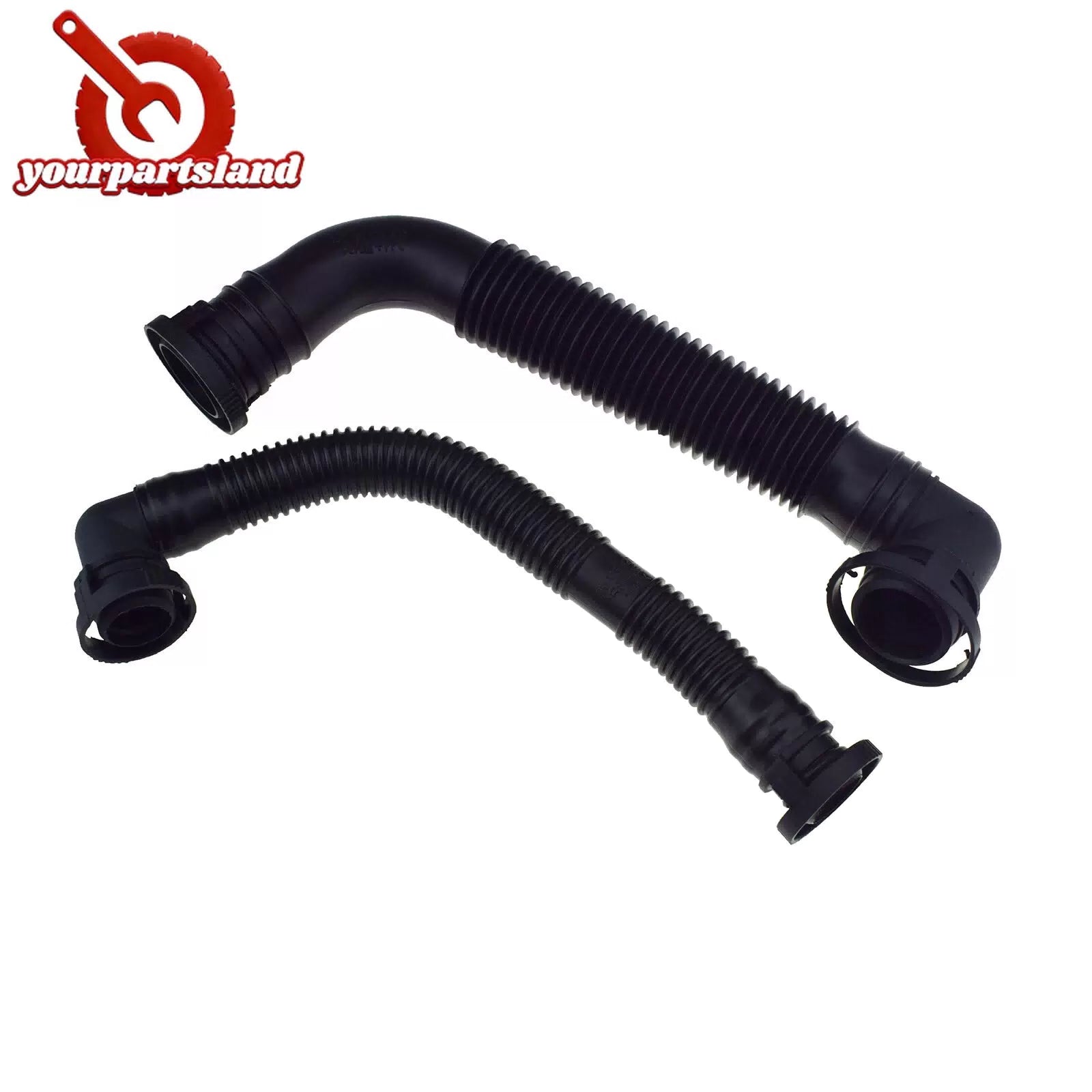 2pcs For VW Beetle Jetta Golf Passat Caddy Secondary Air Pump Breathe Vent Hose 6B93BC-57 [6]