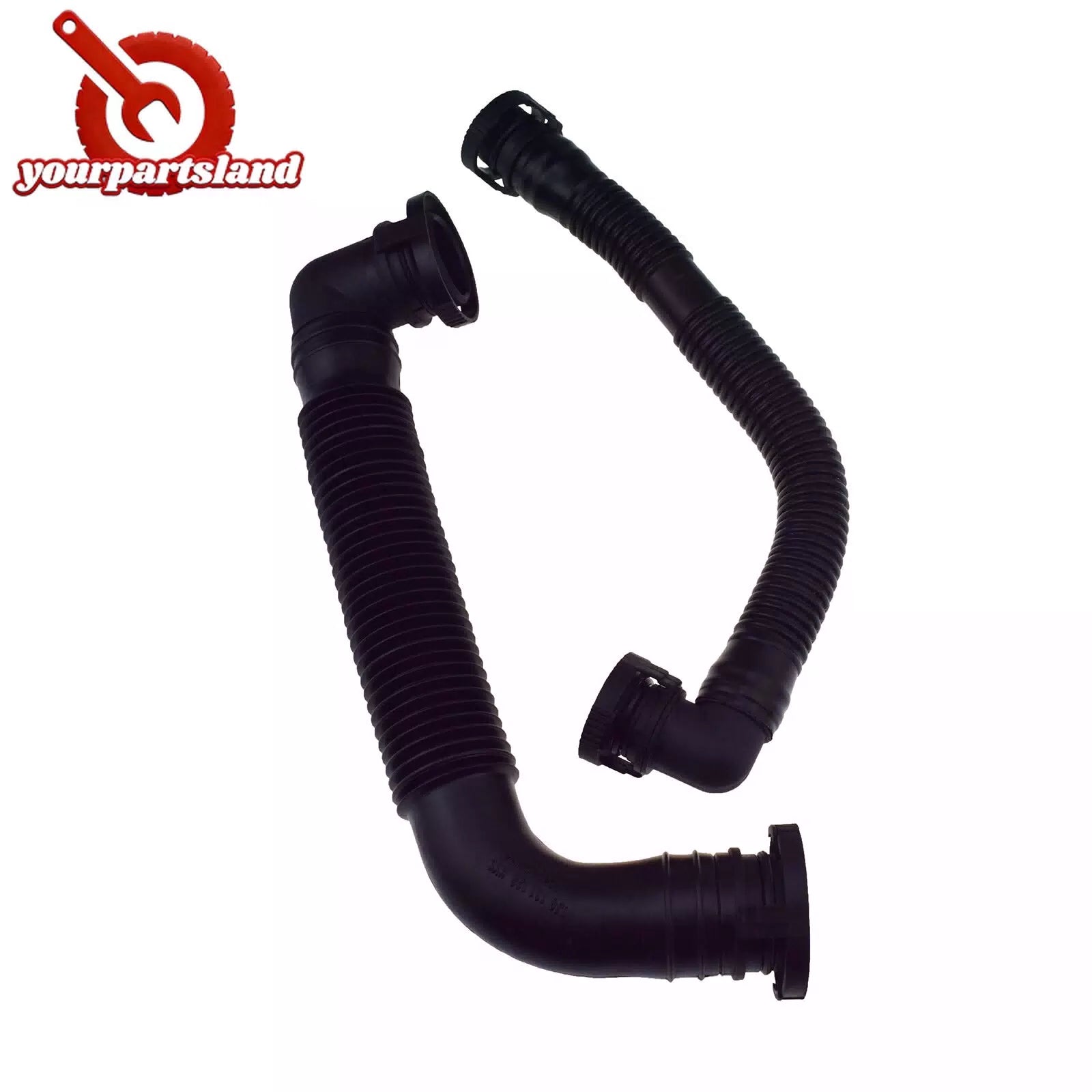 2pcs For VW Beetle Jetta Golf Passat Caddy Secondary Air Pump Breathe Vent Hose 6B93BC-57 [7]