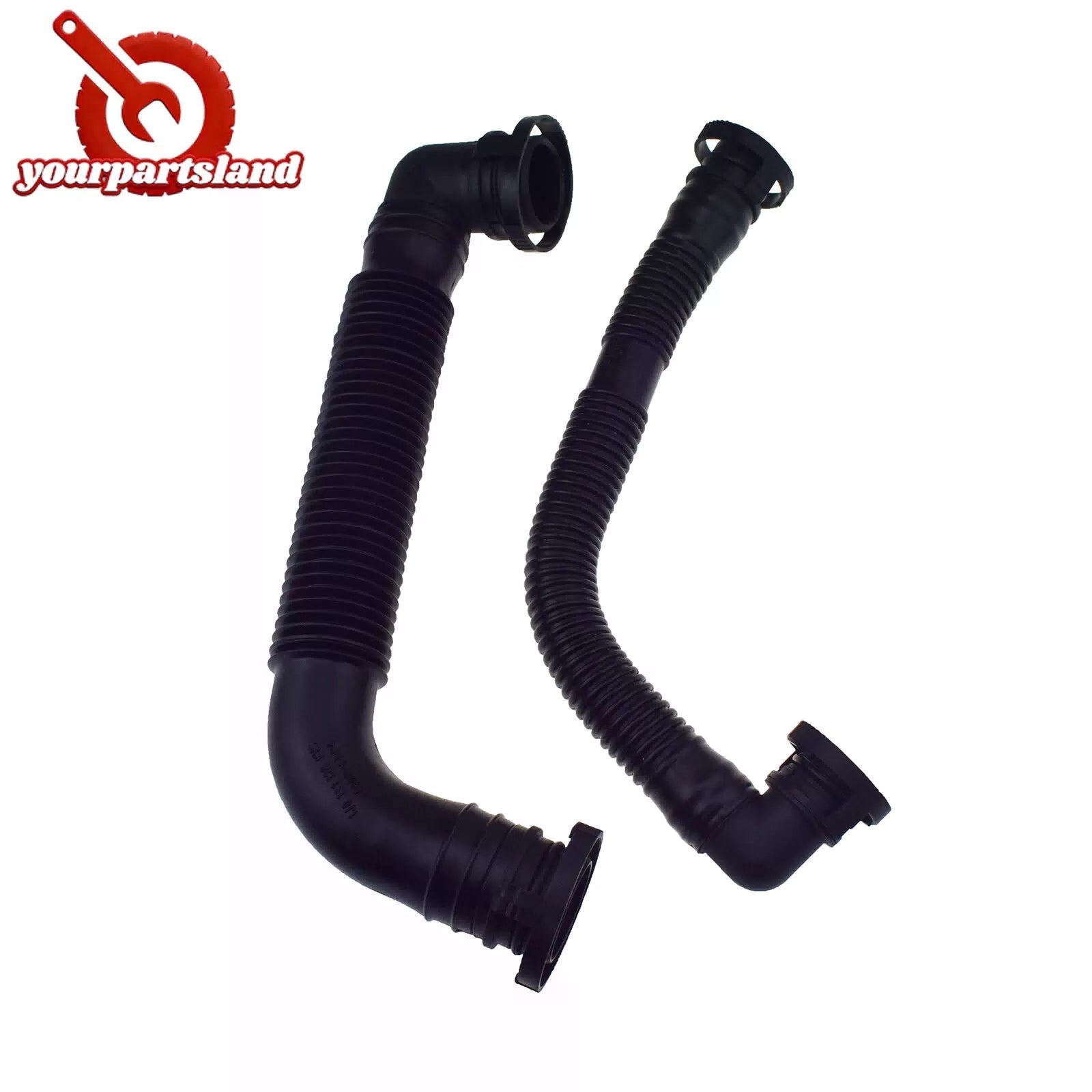 2pcs For VW Beetle Jetta Golf Passat Caddy Secondary Air Pump Breathe Vent Hose 6B93BC-57 [8]