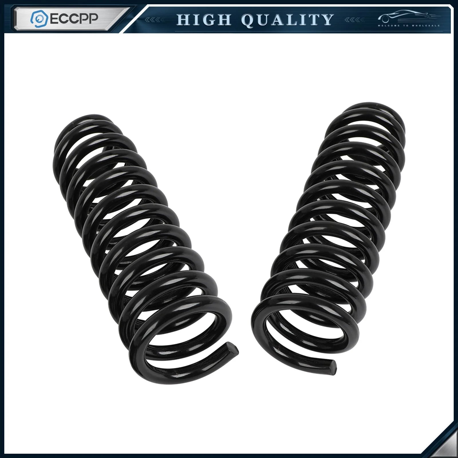 2pcs Front Coil Springs for 2004-2018 Ford F-150 2006 2007 2008 Lincoln Mark LT KOEEP [3]