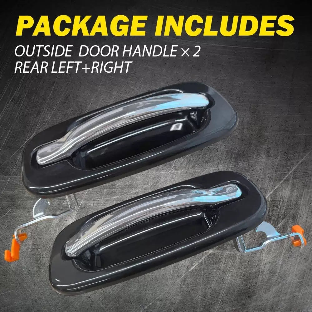 2pcs Rear Outer Door Handle For 1999-06 Chevy Silverado Tahoe Cadillac Escalade 6B93BC-57 [11]