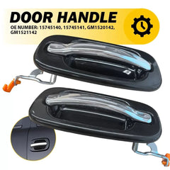 2pcs Rear Outer Door Handle For 1999-06 Chevy Silverado Tahoe Cadillac Escalade 6B93BC-57 [1]