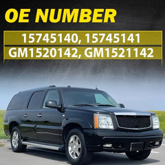 2pcs Rear Outer Door Handle For 1999-06 Chevy Silverado Tahoe Cadillac Escalade 6B93BC-57 [3]