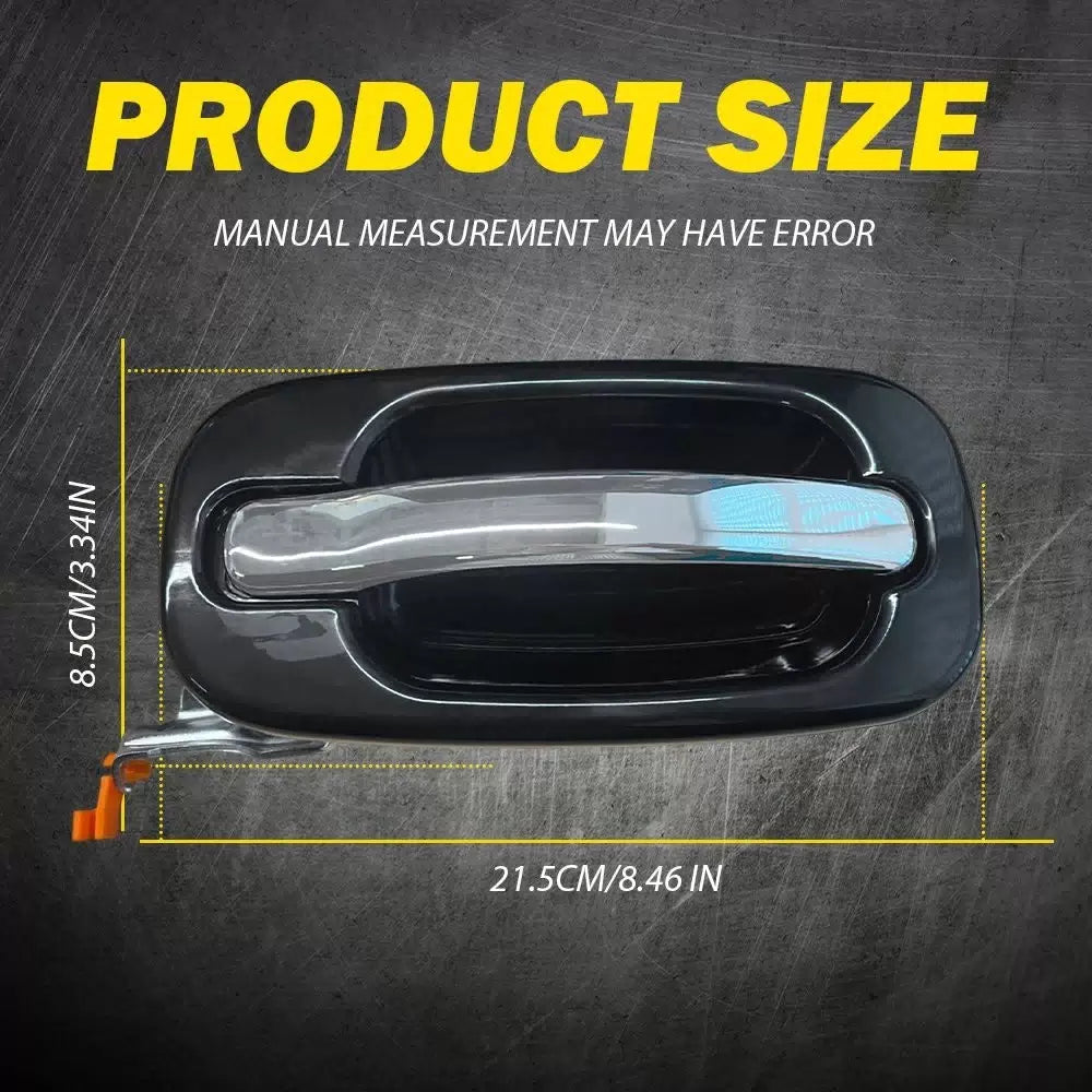 2pcs Rear Outer Door Handle For 1999-06 Chevy Silverado Tahoe Cadillac Escalade 6B93BC-57 [4]