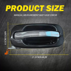 2pcs Rear Outer Door Handle For 1999-06 Chevy Silverado Tahoe Cadillac Escalade 6B93BC-57 [4]