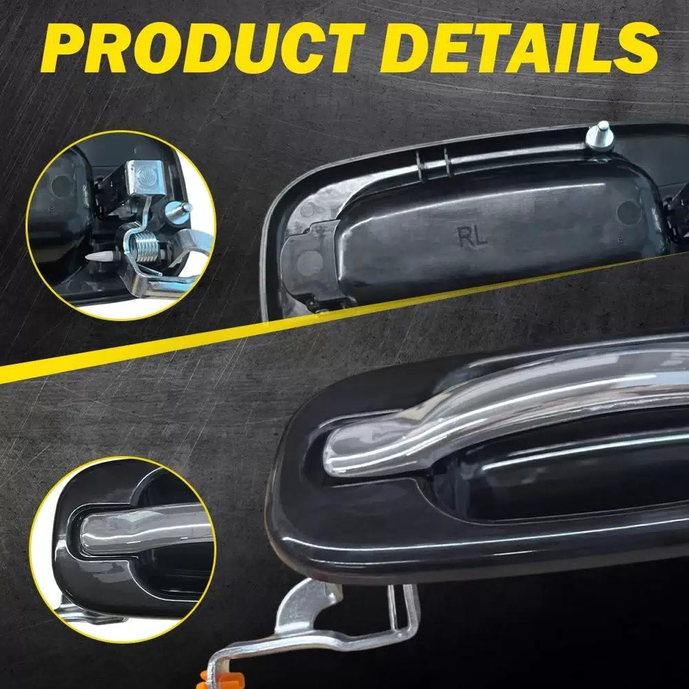 2pcs Rear Outer Door Handle For 1999-06 Chevy Silverado Tahoe Cadillac Escalade 6B93BC-57 [6]