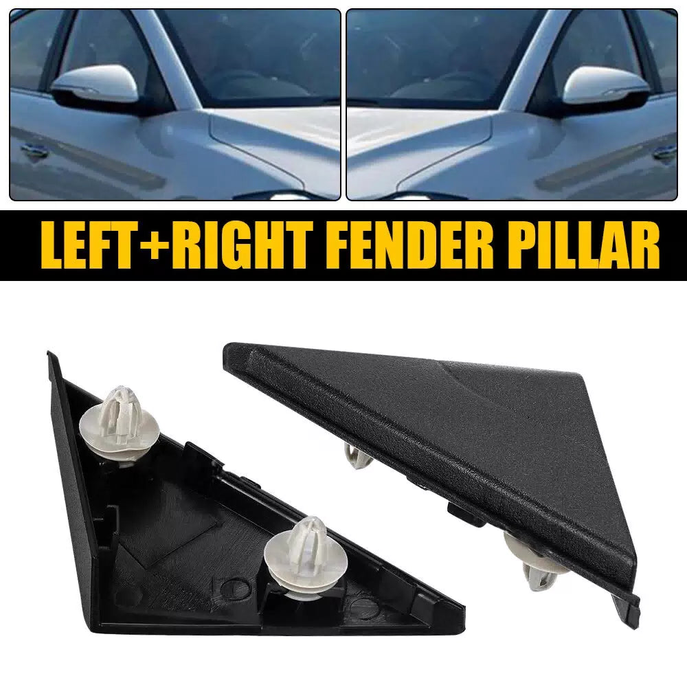 2pcs Side View Mirror Fender Corner Trim Cover For Hyundai Elantra 2017-2020 EOA 6B93BC-57 [11]