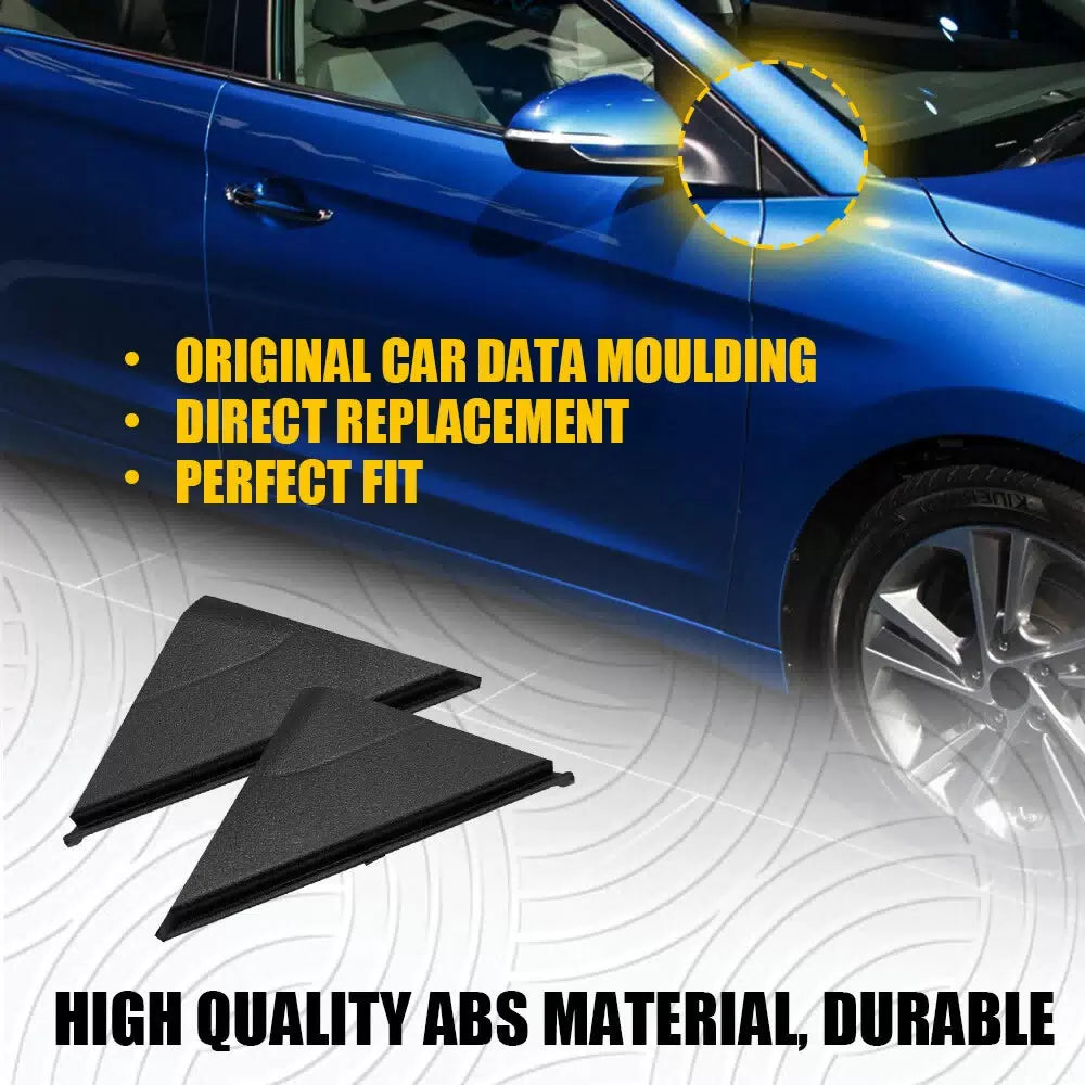 2pcs Side View Mirror Fender Corner Trim Cover For Hyundai Elantra 2017-2020 EOA 6B93BC-57 [6]