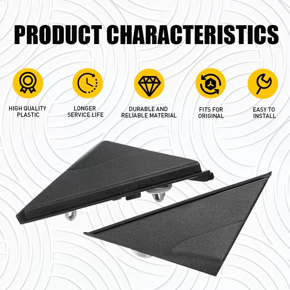 2pcs Side View Mirror Fender Corner Trim Cover For Hyundai Elantra 2017-2020 EOA 6B93BC-57 [8]