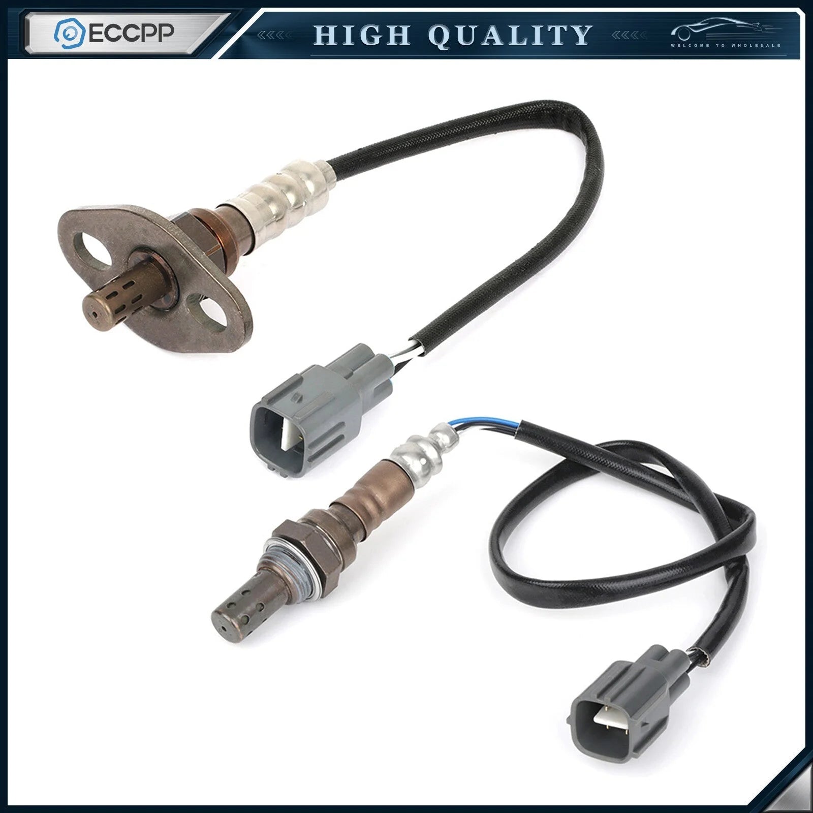 2pcs Up+Downstream Air Fuel Ratio Oxygen Sensor for 1999 Toyota 4Runner 2.7L KOEEP [1]