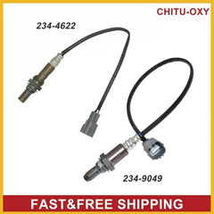 2pcs Up+Downstream Oxygen Sensor O2 Sensor For Toyota 2004-2011 Camry 2.4L L4 6B93BC-57 [1]
