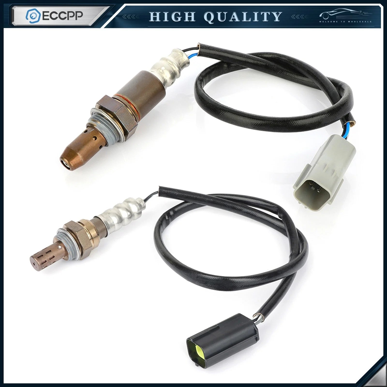 2pcs Upstream Downstream Air Fuel Ratio Oxygen Sensor for 09-10 Nissan 370Z 3.7L KOEEP [1]