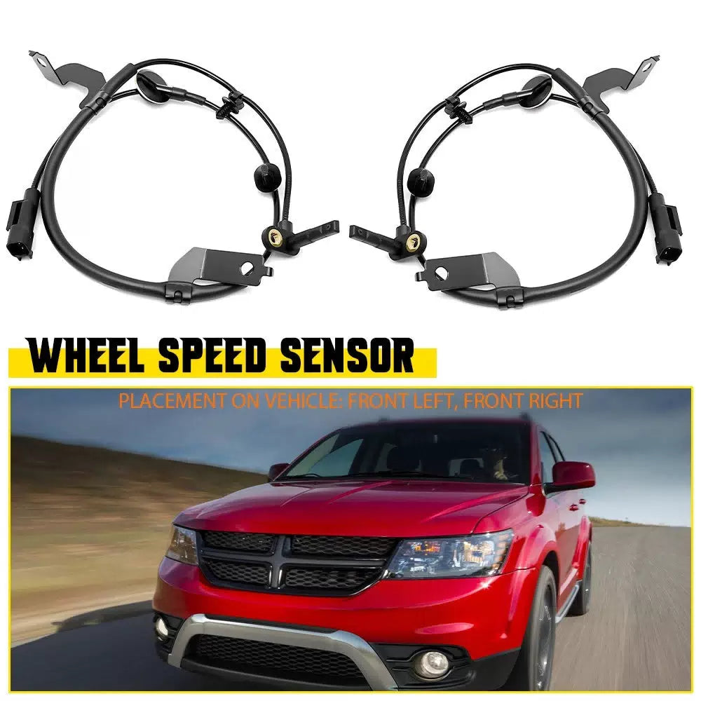 2x ABS Speed Sensor Front Left & Right Side Fit for Dodge Journey 2013-2019 EOA 6B93BC-57 [1]