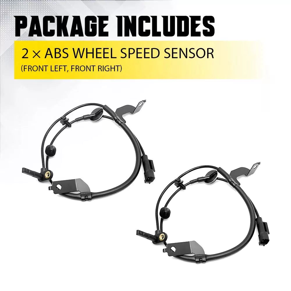 2x ABS Speed Sensor Front Left & Right Side Fit for Dodge Journey 2013-2019 EOA 6B93BC-57 [10]