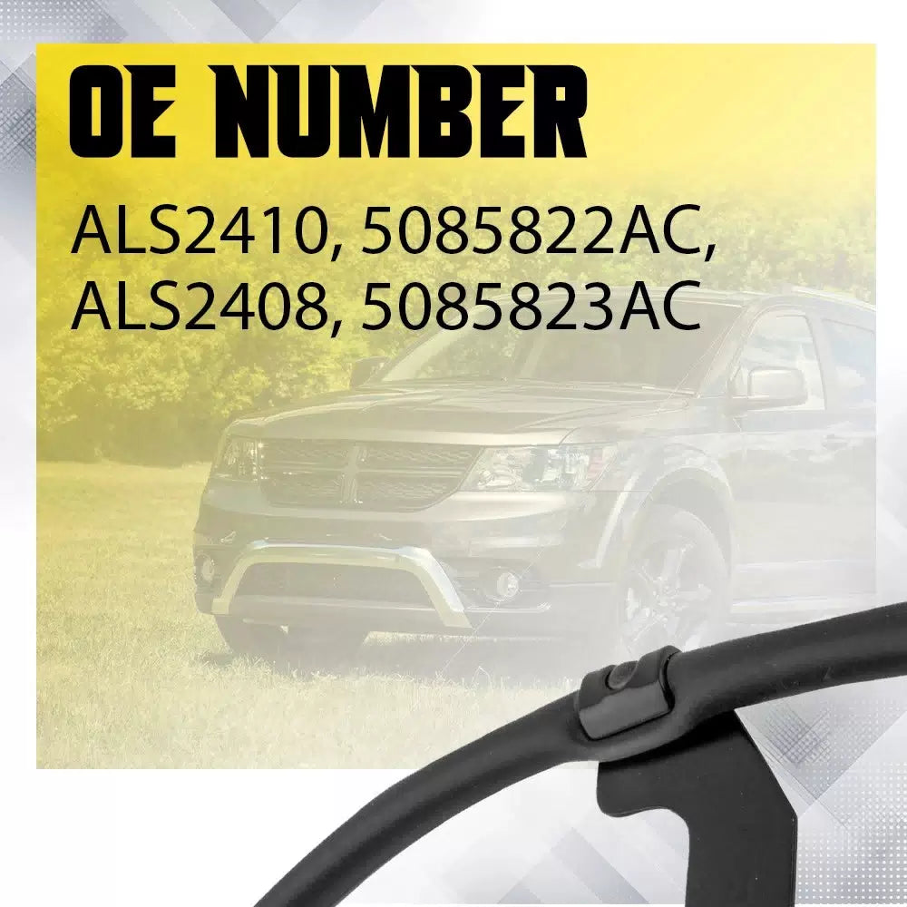 2x ABS Speed Sensor Front Left & Right Side Fit for Dodge Journey 2013-2019 EOA 6B93BC-57 [2]