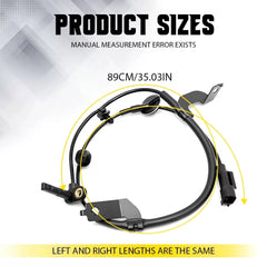 2x ABS Speed Sensor Front Left & Right Side Fit for Dodge Journey 2013-2019 EOA 6B93BC-57 [3]
