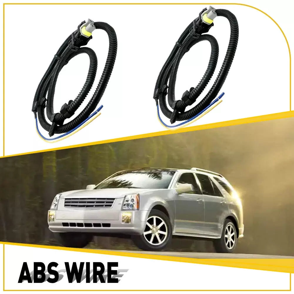 2x ABS Wheel Speed Sensor Wire Harness Plug Pigtail for Chevrolet Buick Cadillac 6B93BC-57 [10]