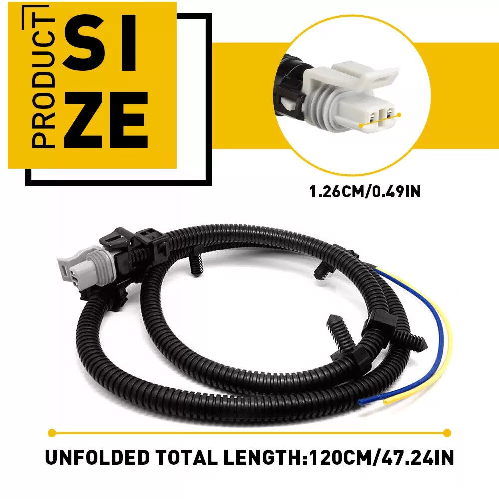 2x ABS Wheel Speed Sensor Wire Harness Plug Pigtail for Chevrolet Buick Cadillac 6B93BC-57 [2]