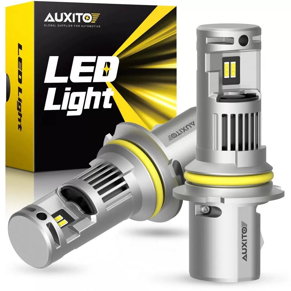 2x AUXITO 9004 HB1 LED Headlight Bulbs Kit 6000K High Low Beam White Q16 EOA AUXITO [11]