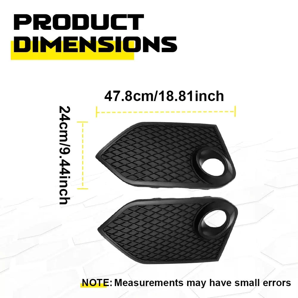 2x Bumper Fog Light Garnish Covers Front LH+RH For Honda Civic Type-R 2017-21 EA 6B93BC-57 [7]
