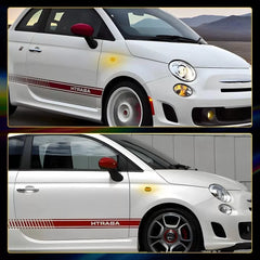 2x Dynamic Smoke LED Side Marker Turn Signal Light For 2007-19 Fiat 500 2-Door A 6B93BC-57 [2]