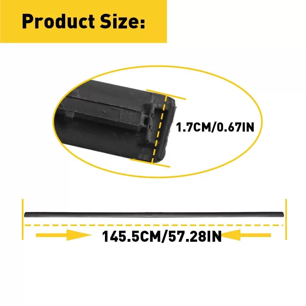 2x For 2007-2011 Toyota Black Camry Roof Top Trim Molding Kit Left & Right Side 6B93BC-57 [7]