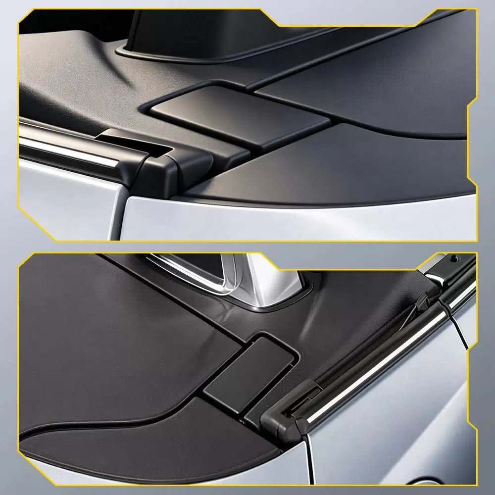 2x For 2011-17 Mercedes Benz SLK W172 Rear Platform Convertible Hinge Cover EOA 6B93BC-57 [10]