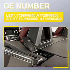2x For 2011-17 Mercedes Benz SLK W172 Rear Platform Convertible Hinge Cover EOA 6B93BC-57 [2]