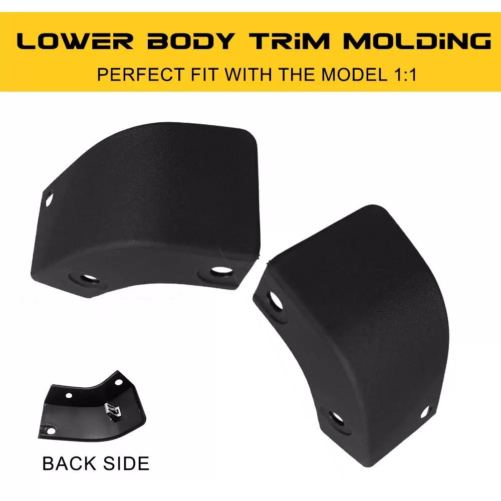 2x For Ford F-150 2021-23 Stone Guard RH+LH ML3Z-99292A22-CA ML3Z-99292A23-CA EA 6B93BC-57 [10]