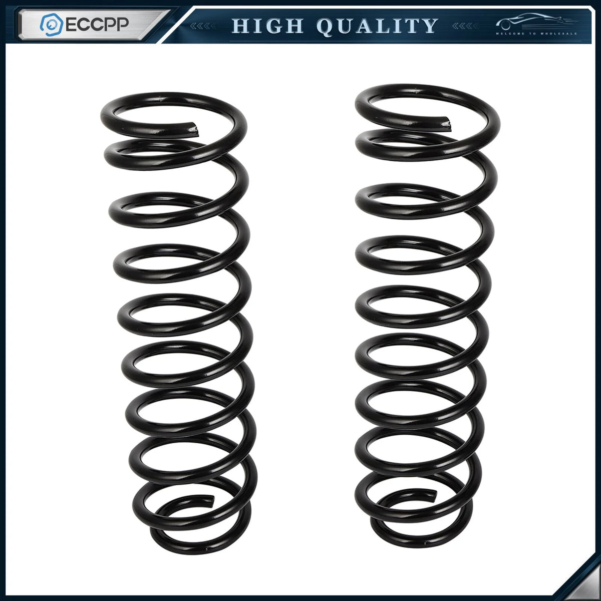 2x Front Coil Springs 2007-2017 for Jeep Wrangler V6 3.6L 3.8L SUV Left & Right KOEEP [1]