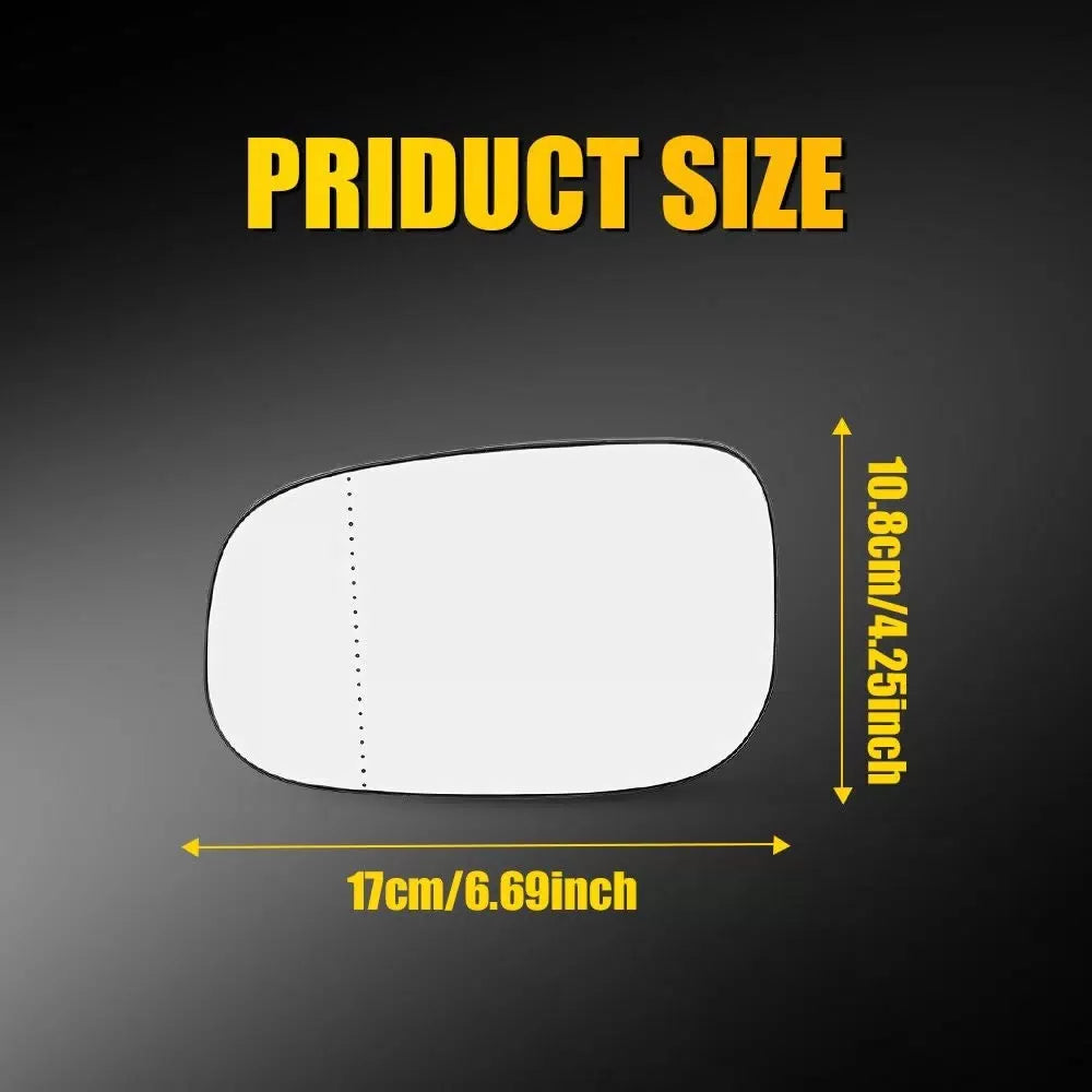 2x Heated Mirror Glass Left Right Side For Volvo C30 C70 S40 S60 V50 V70 07-11 A 6B93BC-57 [10]