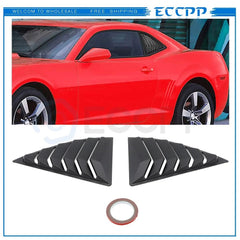 2x Side Window Louvers Cover Fits 2010-2015 Camaro NON Convertible KOEEP [1]