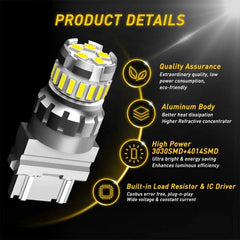 3157 LED Backup Reverse Light Bulbs White for Chevy Silverado 1500 1999-2013 6B93BC-57 [3]