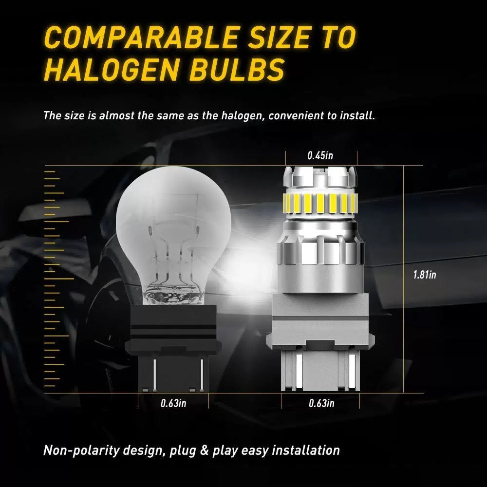 3157 LED Backup Reverse Light Bulbs White for Chevy Silverado 1500 1999-2013 6B93BC-57 [8]