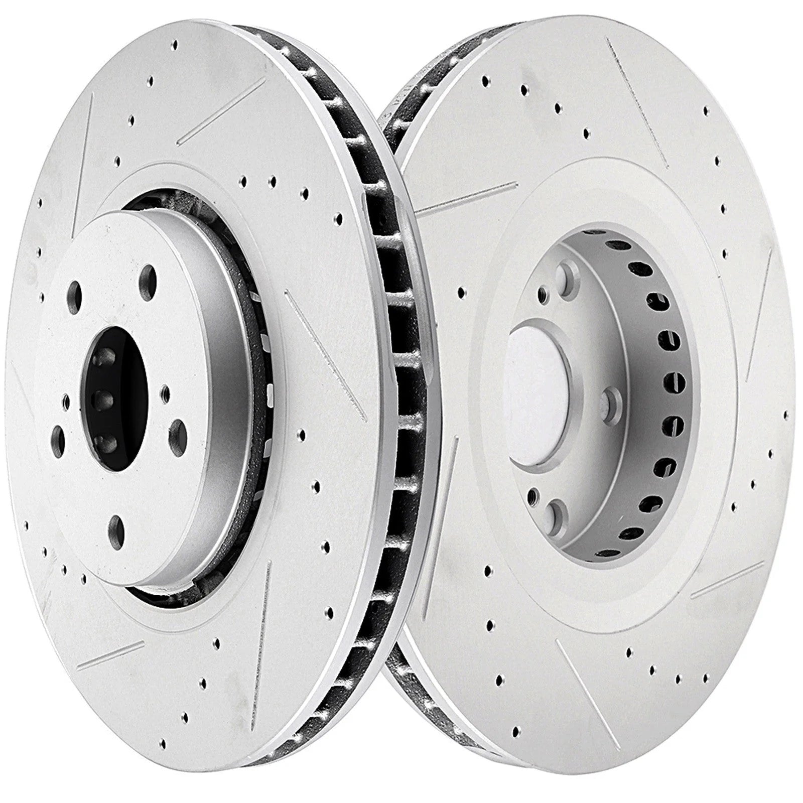 319mm Front Drilled Brake Rotors for Lexus RX330 RX350 RX400h Toyota Highlander 6B93BC-57 [1]