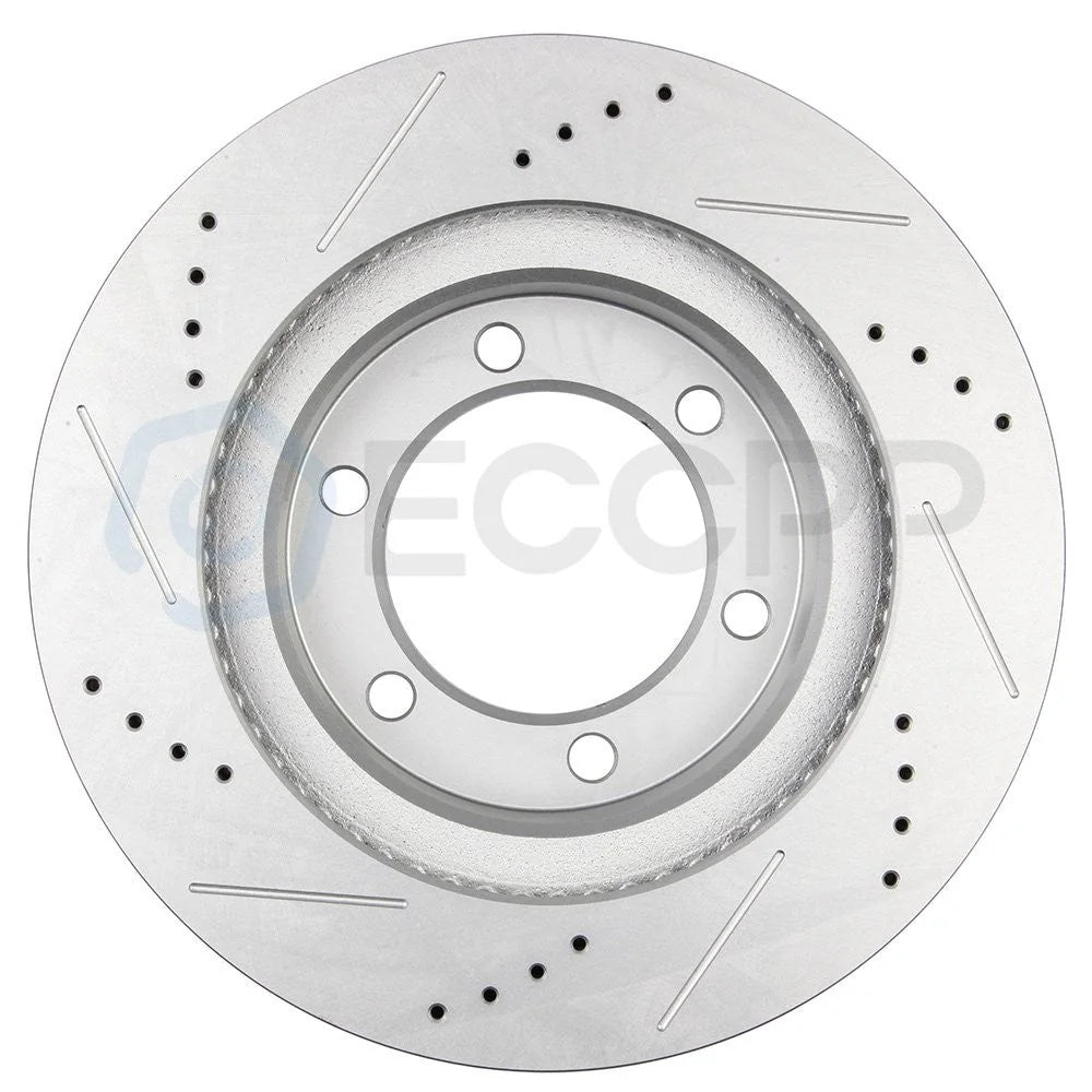 319mm Front+ 312mm Rear Rotor +Brake Pad for 2003-2009 Toyota 4Runner FJ Cruiser KOEEP [8]