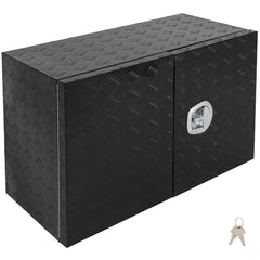 36"x18"x24" Aluminum Storage Tool Box W/2x Chain + Dovetail Lock For Truck Home 6B93BC-57 [1]