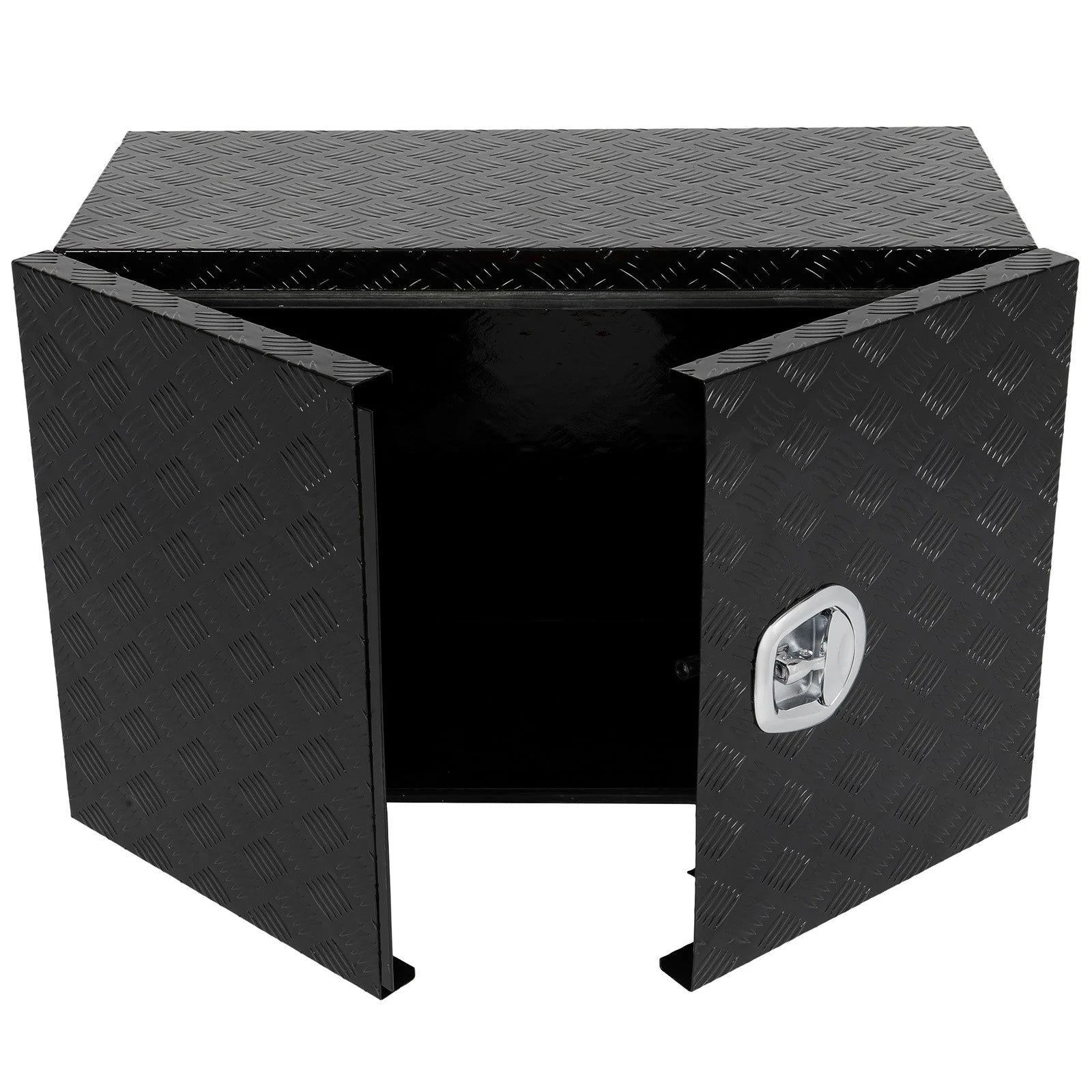 36"x18"x24" Aluminum Storage Tool Box W/2x Chain + Dovetail Lock For Truck Home 6B93BC-57 [6]