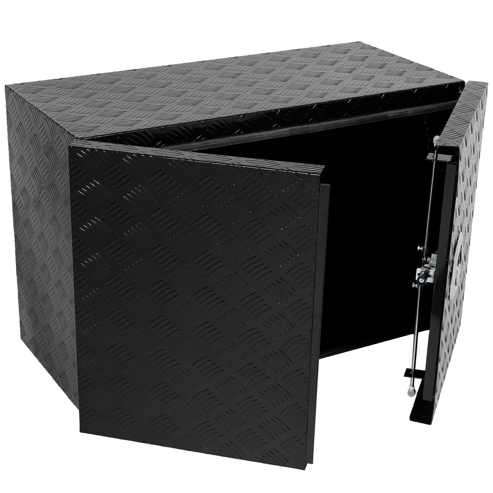36"x18"x24" Aluminum Storage Tool Box W/2x Chain + Dovetail Lock For Truck Home 6B93BC-57 [8]