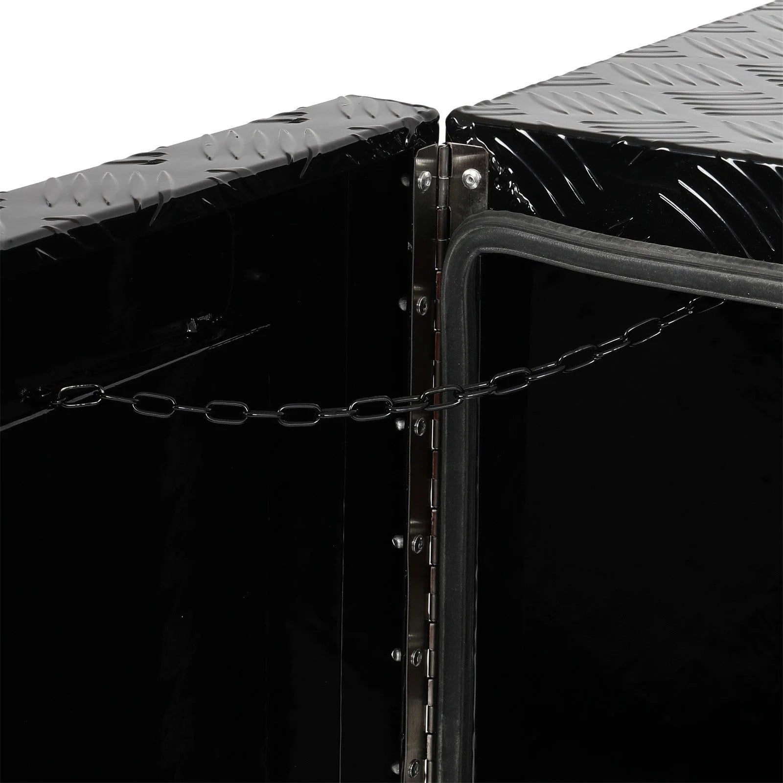36"x18"x24" Aluminum Storage Tool Box W/2x Chain + Dovetail Lock For Truck Home 6B93BC-57 [9]