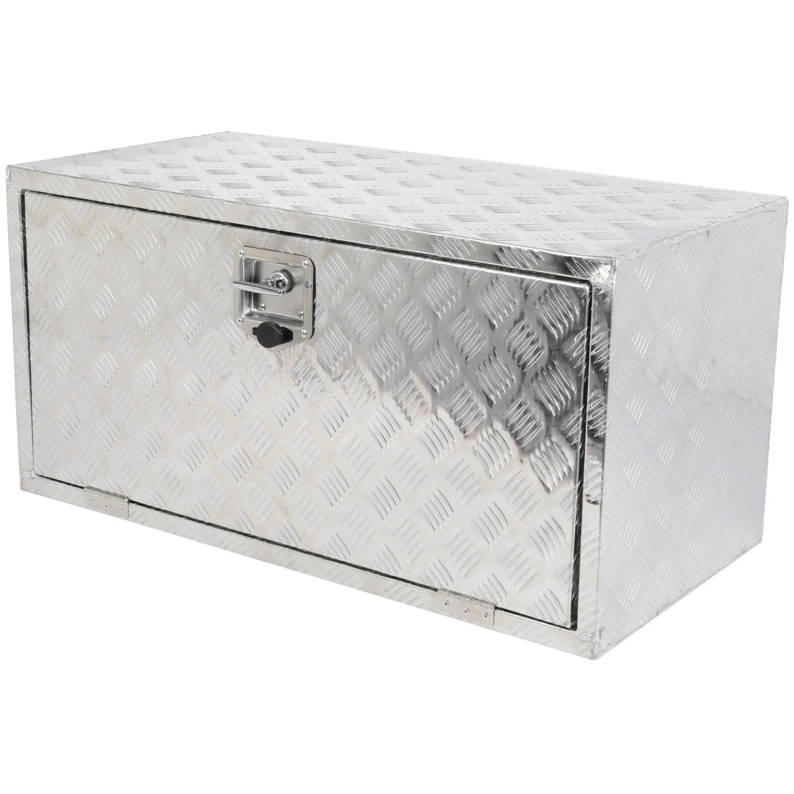 36"x 18"x18" Aluminum Storage Tool Box for Truck Garage home office W/2x Chain KOEEP [1]