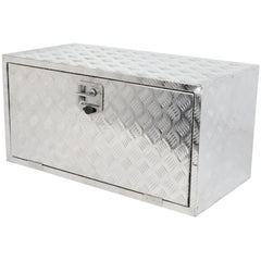 36"x 18"x18" Aluminum Storage Tool Box for Truck Garage home office W/2x Chain KOEEP [1]