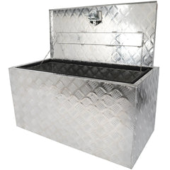 36"x 18"x18" Aluminum Storage Tool Box for Truck Garage home office W/2x Chain KOEEP [3]
